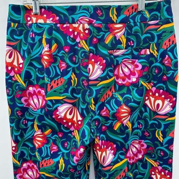 TRINA TURK DANNO bright colorful whimsical boho shabby chic floral woman pant 10 - Picture 11 of 16